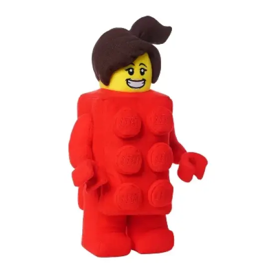 Manhattan Toy Company LEGO&reg; Minifigure Brick Suit Girl 13" Plush Character image {3}