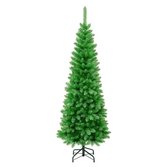 National Tree Company First Traditions Unlit Pencil Rowan Hinged Artificial Christmas Tree image {4}