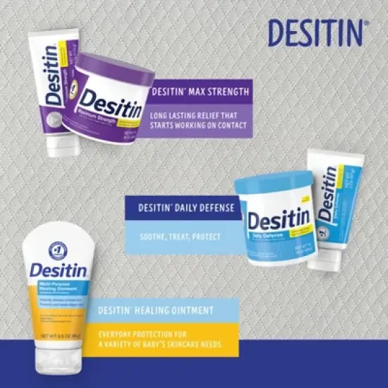 Desitin Maximum Strength Baby Diaper Rash Cream with Zinc Oxide - 4oz image {7}