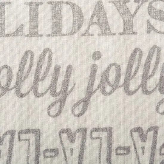 Design Imports  Christmas Printed Tablecloth, Silver Collage, 60X84" image {5}