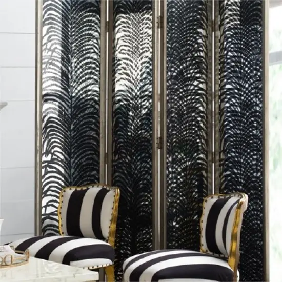 18x73" Room Photo Frames Screen Divider Screens,4 Panel Decorative Screen,Durable Metal Frame Foldable Decorative Screen-The Pop Home image {1}