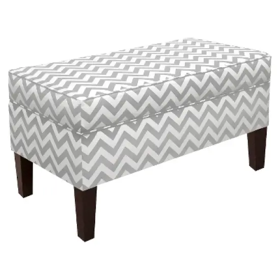 Lizzie Storage Bench in Patterns - Skyline Furniture image {8}