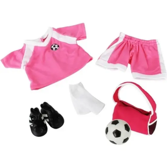 Dress Along Dolly Soccer Uniform Outfit for American Girl Doll image {1}