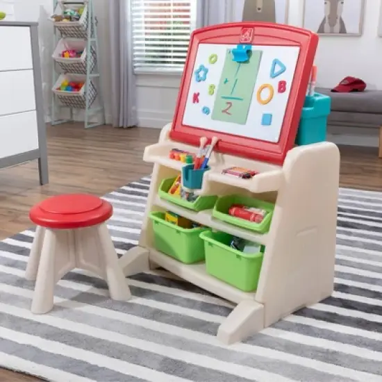 Step2 Flip & Doodle Easel Desk with Stool image {3}