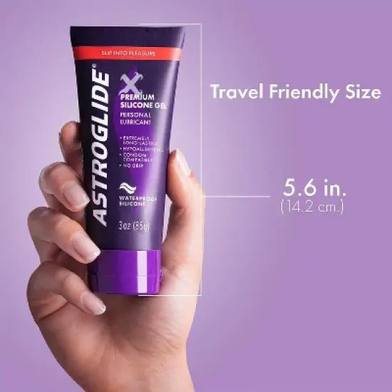 Astroglide Waterproof Silicone Gel 3Oz image {2}