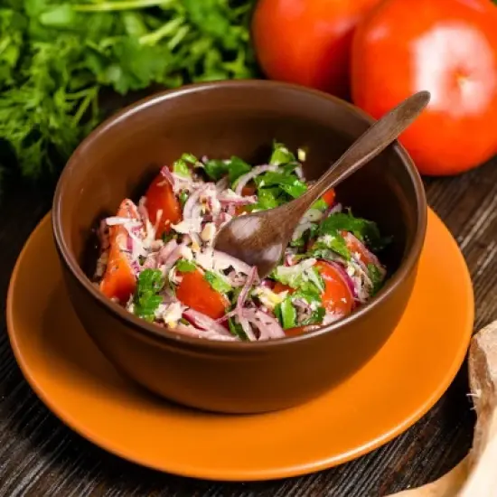 Unique Bargains Wooden Natural Grain Home Kitchen Soup Oil Salt Sugar Dining Spoons 5.5" Length Brown 6 Pcs image {1}