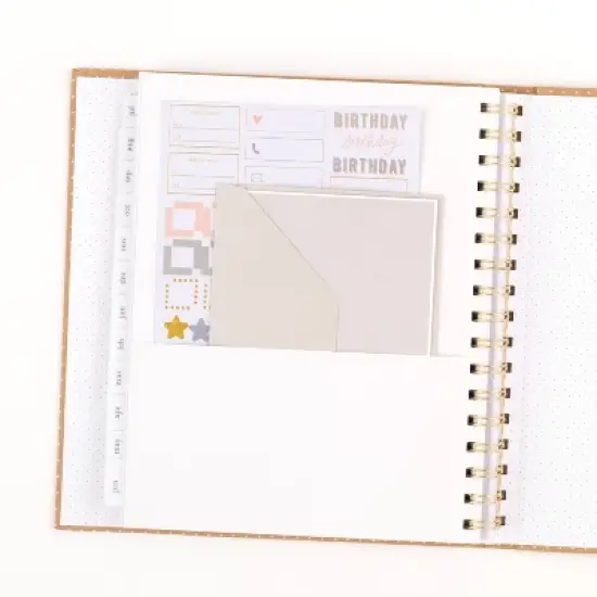 2022-23 Academic Planner Weekly/Monthly White Pindot on Kraft - Sugar Paper Essentials image {4}