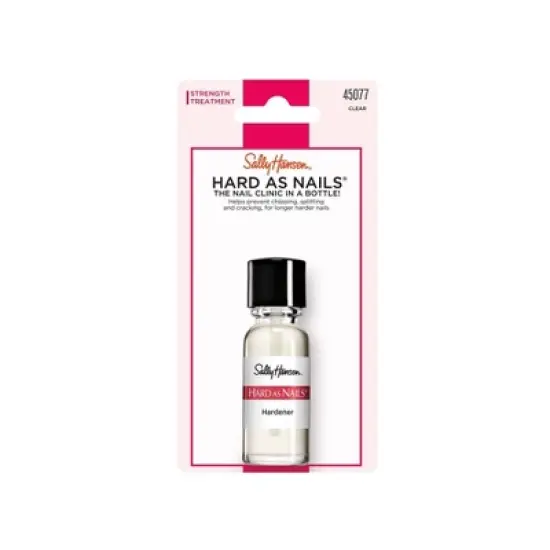 Sally Hansen Nail Treatment - 45077 Hard As Nails Clear Hardener - 0.45 fl oz image {1}
