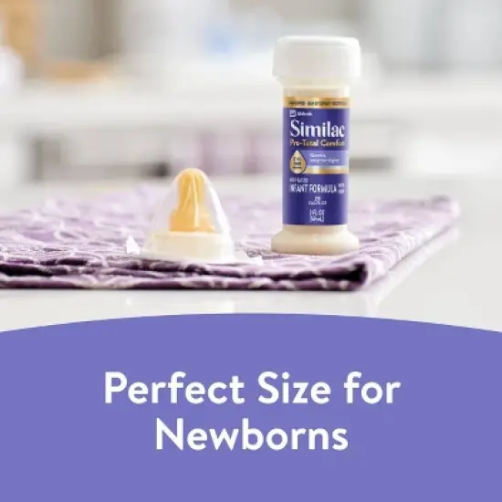 Similac Pro-Total Comfort Ready to Feed Infant Formula Bottles - 2 fl oz/8ct image {6}