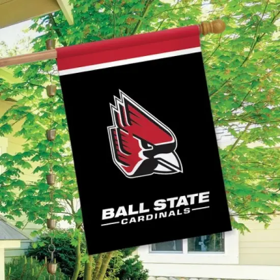 Briarwood Lane Ball State University NCAA Licensed House Flag 28" x 40" image {2}