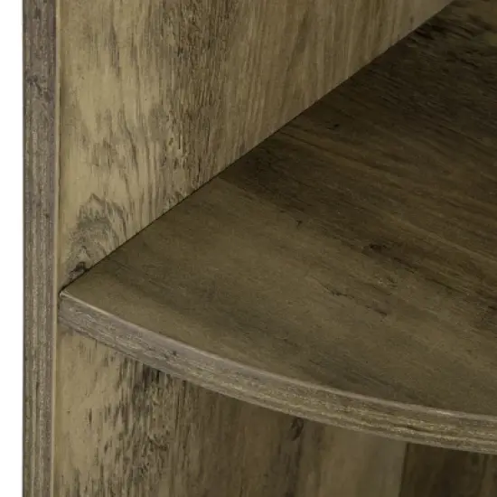 FC Design 5 Tier Corner Bookcase Wooden Display Shelf Storage Rack Multipurpose Shelving Unit image {8}