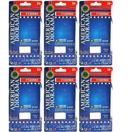 "Pin-Up Girls" 6 piece Figure Set for 1/24 Scale Models by American Diorama image {2}