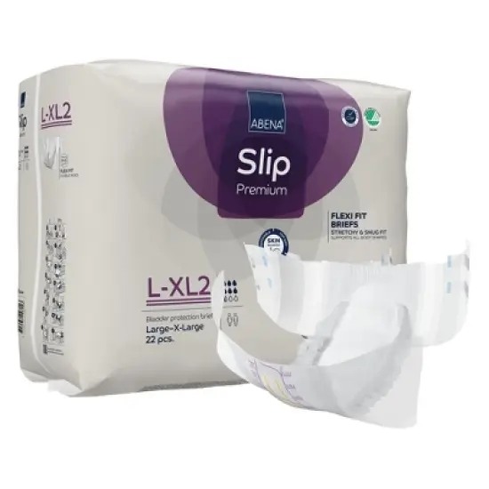 Abena Slip Flexi Fit Adult Incontinence Brief XL Heavy Absorbency Breathable, 1000020864, 22 Ct image {6}
