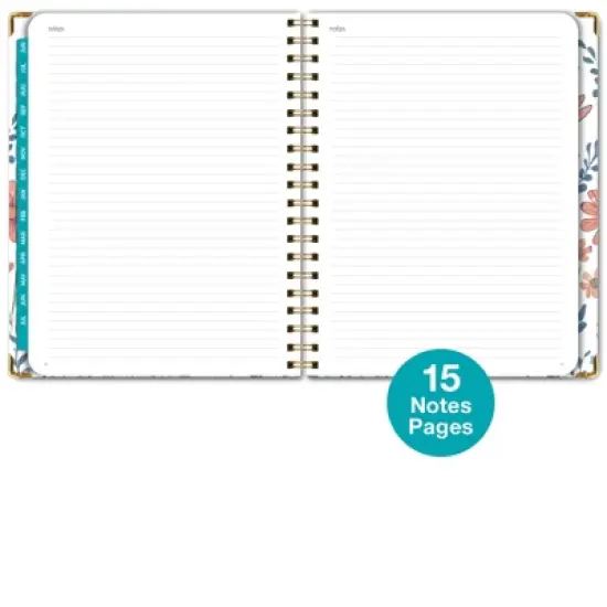 Global Printed Products Hardcover AY 2025-2026 Fashion Planner - 8.5"x11" (Colorful Botanicals) image {3}