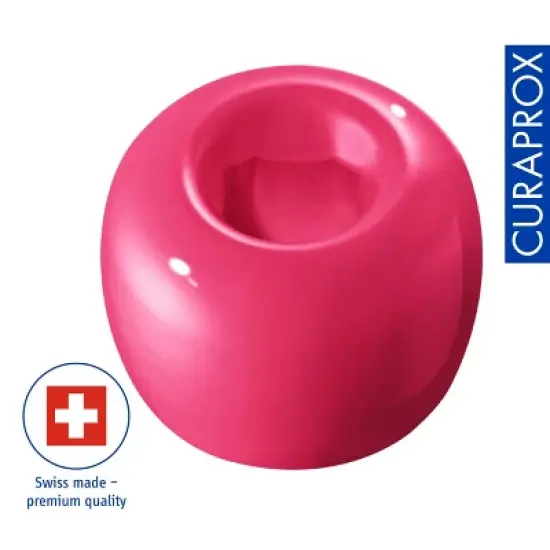 Curaprox Toothbrush Holder Magenta, Hygienic Upright Stand for Clean and Organized Storage image {3}