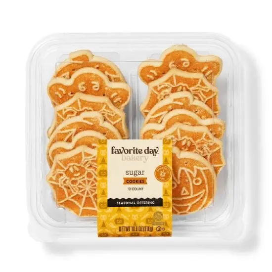 Halloween Shaped Shortbread Cookies - 10.9oz - Favorite Day&trade; image {3}