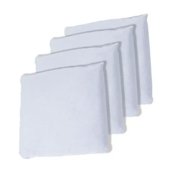 Regulation Sized Cornhole Bag Set- Durable Canvas Bags with Moisture Proof Plastic Lining for Kids and Adults by Toy Time (8 Pack, Red/White) image {1}