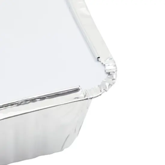 Juvale 50 Pack Disposable Aluminum Loaf Pans with Lids, 22oz Tins for Baking, Heating, Storing, 8.5 x 2.5 x 4.5 In image {2}