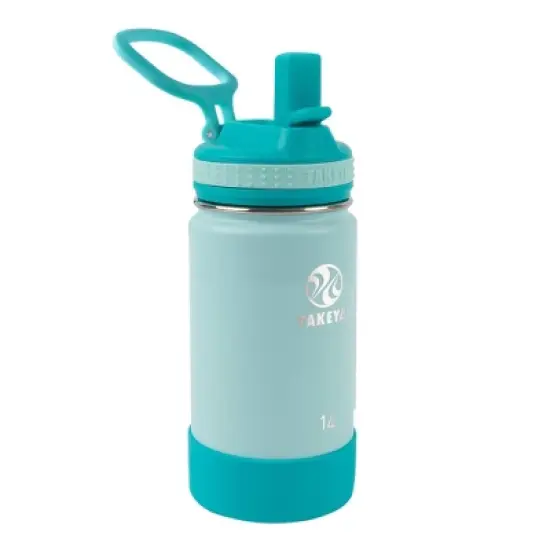 Takeya 14oz Actives Insulated Stainless Steel Water Bottle with Straw Lid image {7}