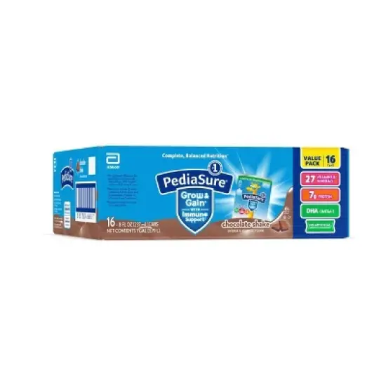 PediaSure Cans Pediatric Supplement - Chocolate - 16ct image {1}