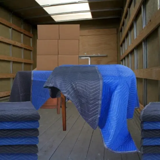 UBMOVE Pack of 12 Supreme Professional Quality Moving Blankets 72" x80" 85 lbs. Per Dozen image {6}