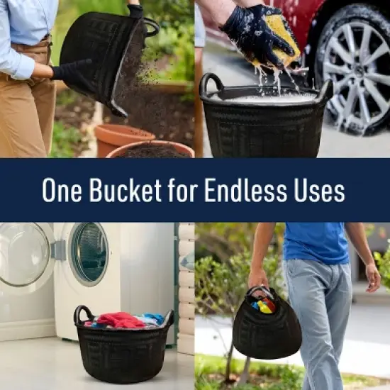 Kings County Tools 30L/8Gal Large Rubber Bucket image {4}