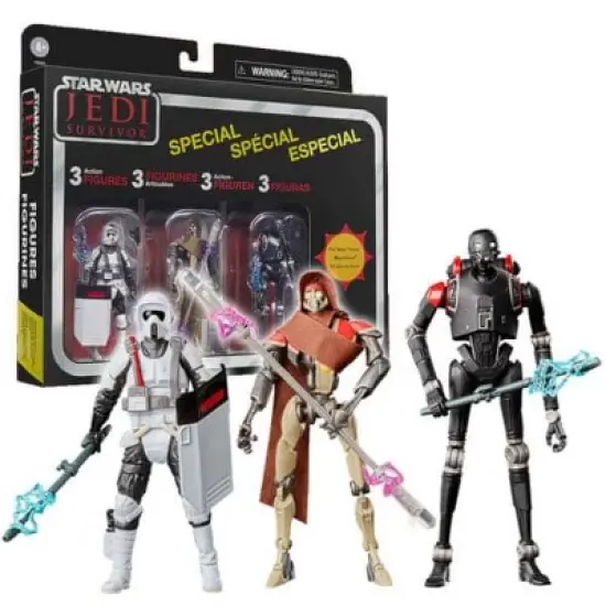 Star Wars Jedi Survivor 3.75 Inch Action Figure 3 Pack image {2}