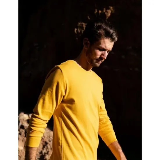 Leveret Mens Two Piece Cotton Solid Boho Color Pajamas image {1}