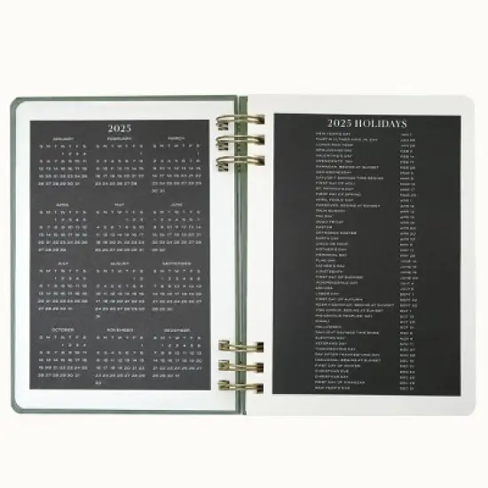 Wit & Delight 2025 Weekly/Monthly Planner 8"x5.75" Double Spiral Evergreen: Calendar, January-December, All Ages image {5}