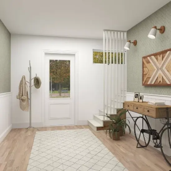 Eclectic Metal Coat Rack Silver - Olivia & May image {19}