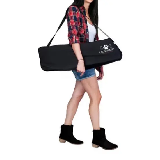 LazyBonezz The Lazy Bed for Travel or Home Black image {3}