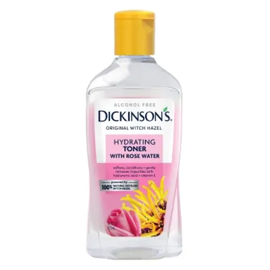 Dickinson's Enhanced Witch Hazel with Rosewater Alcohol-Free 98% Natural Formula Hydrating Toner - 16 fl oz image {12}