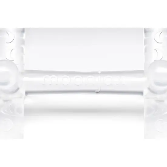 Moonjax Silicone Baby Teether Clear image {10}