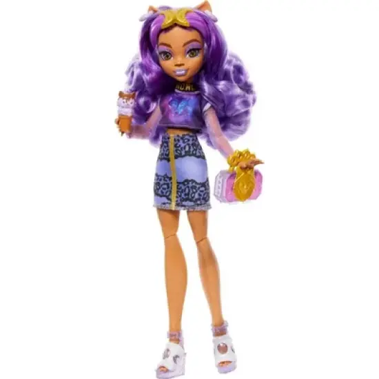 Monster High Skulltimates Secrets Fearidescent Clawdeen Wolf Fashion Doll image {4}