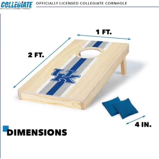 NCAA Kentucky Wildcats 1'x2' Wood Cornhole Set image {4}