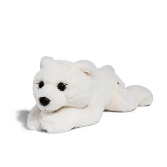 FAO Schwarz Lying Polar Bear 15" Stuffed Animal image {4}