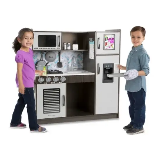 Melissa & Doug Chef's Kitchen Pretend Play Set - Charcoal image {7}