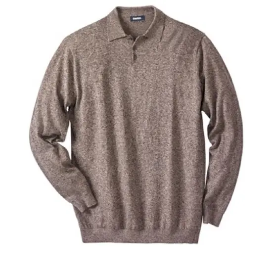 KingSize Men's Big & Tall Lightweight Polo Sweater image {5}