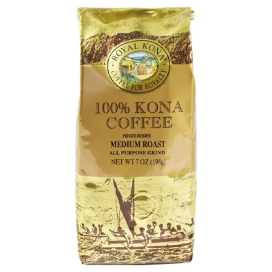 Royal Kona Medium Roast Ground Coffee - 7oz image {3}