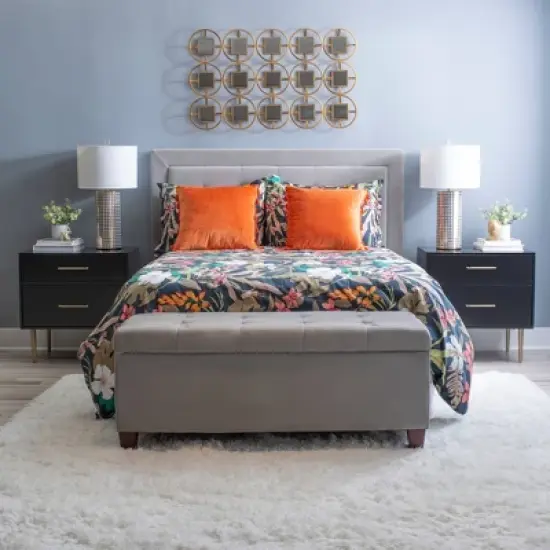 Gloria 2 Drawer Nightstand - Linon image {10}