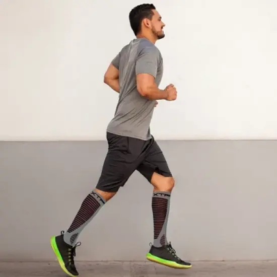 Extreme Fit Copper Compression Socks - Knee High for Running, Athletics, Travel - 6 Pair image {3}