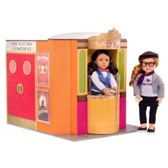 Our Generation Movie Theater Playset with Electronics for 18" Dolls - OG Cinema image {7}