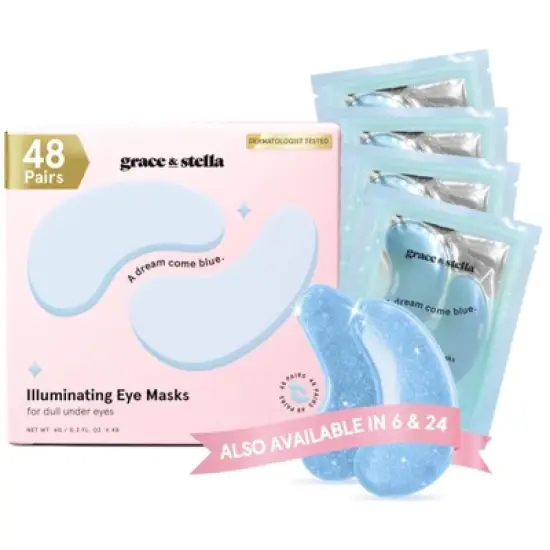 Grace & Stella Illuminating Under Eye Mask - Blue image {5}
