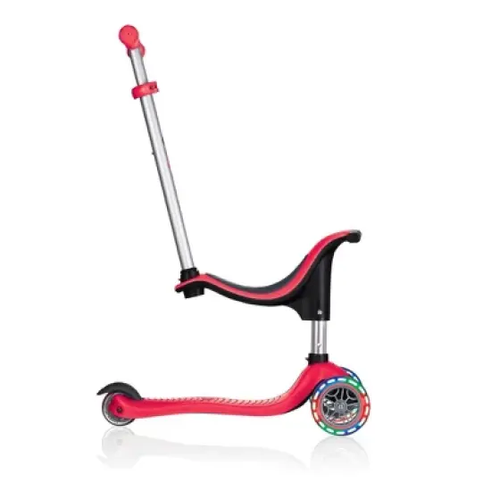 Globber Evo 4 in 1 Scooter with Lights - Red image {4}