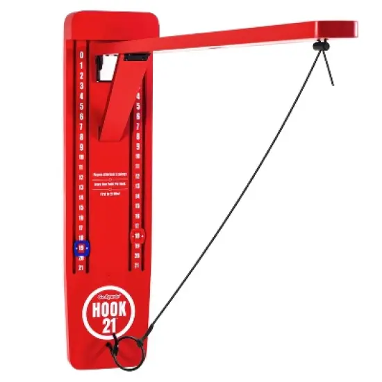 GoSports Hook 21 Wall Mounted Ring Swing Game with Foldable Arm image {9}