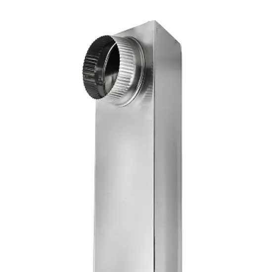 Lambro&reg; Periscope 90&deg; Rectangular Aluminum Dryer Duct image {3}