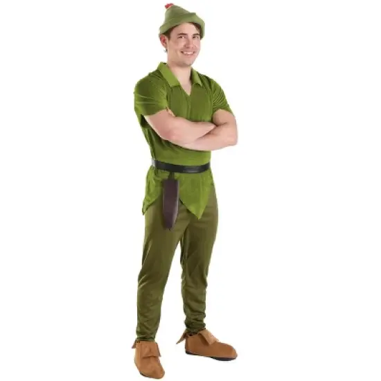 HalloweenCostumes.com Men's Disney Peter Pan Costume | Adult Classic Halloween Costumes image {12}