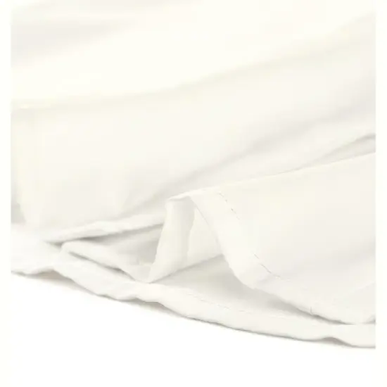 Allegra K Women's Peter Pan Collar Chiffon Bow Tie Neck Puff Sleeve Button Up Shirt image {5}