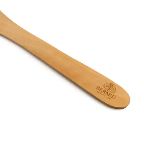 Berard Contour Olive Wood Curved Spatula, 12-Inch image {3}