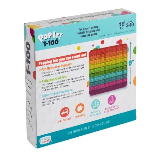 Chuckle & Roar Pop It 1-100 Fidget and Sensory Toy image {2}